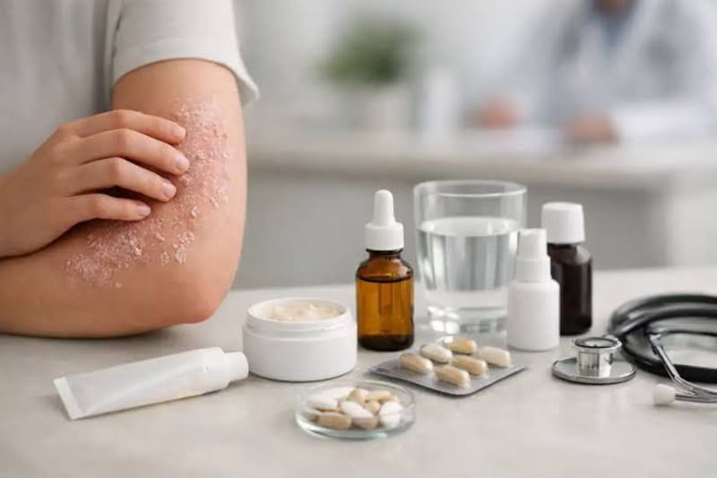 thuốc toàn thân hoặc thuốc sinh học dùng điều trị vảy nến trung bình đến nặng